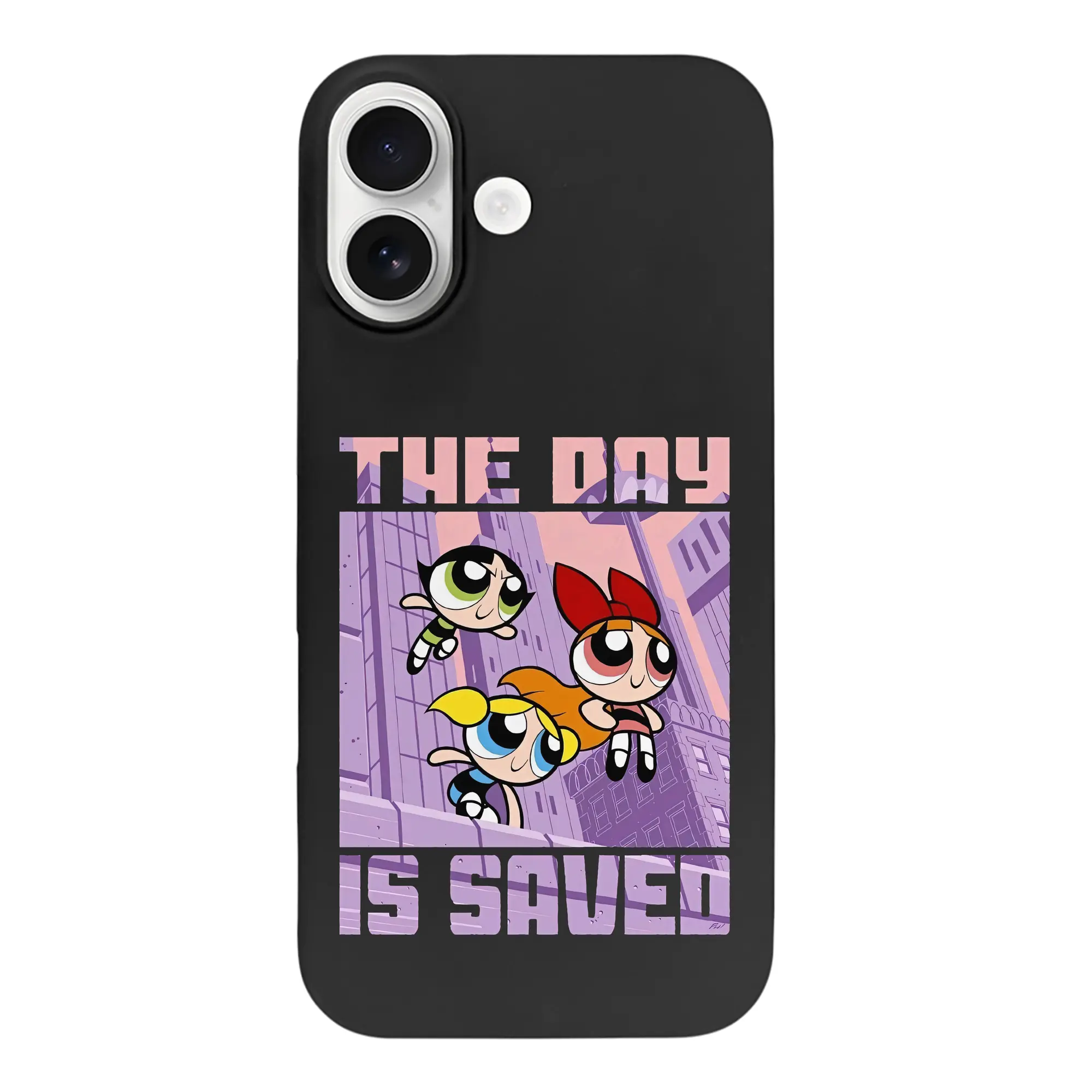 パワパフガールズ グッズ バブルス - iPhone 17 シリーズ シリコンケース 薄型 耐衝撃 指紋防止 ソフトタッチカバー 精密フィット 傷防止 保護ケース iPhone 17/17 Air/17 Pro/17 Pro Max 対応